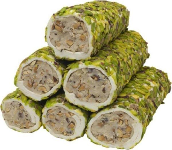 Mevlana Bazaar File Fıstık Sütlü Bademli Sarma Lokum - Image 1