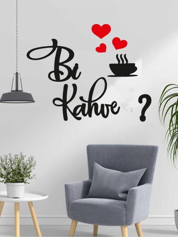 Gizem Shop Bi Kahve Dekoratif Ahşap Duvar Dekoru - Image 1
