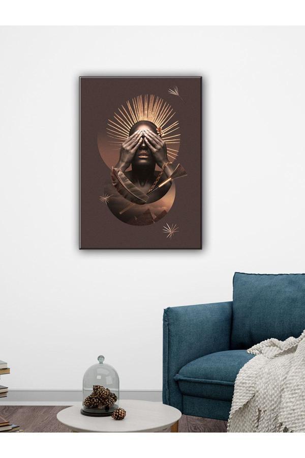 Hyl Modern Sanatsal Uv Baskı Mdf Mısır Güneşi - Image 1