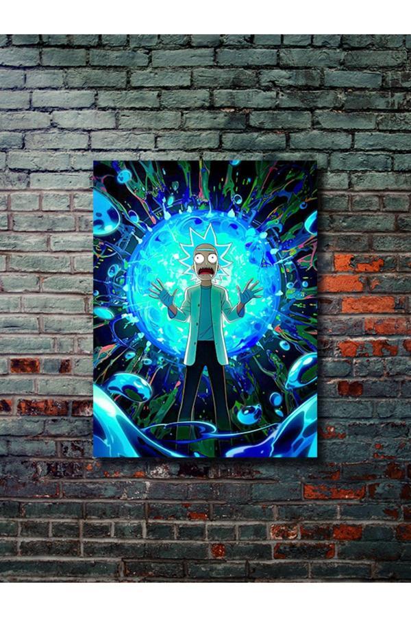 Znc Rick - Rick And Morty - Film & Dizi Posterleri, Özel Tasarım Kağıt Poster, Duvar Sanatı - Image 1