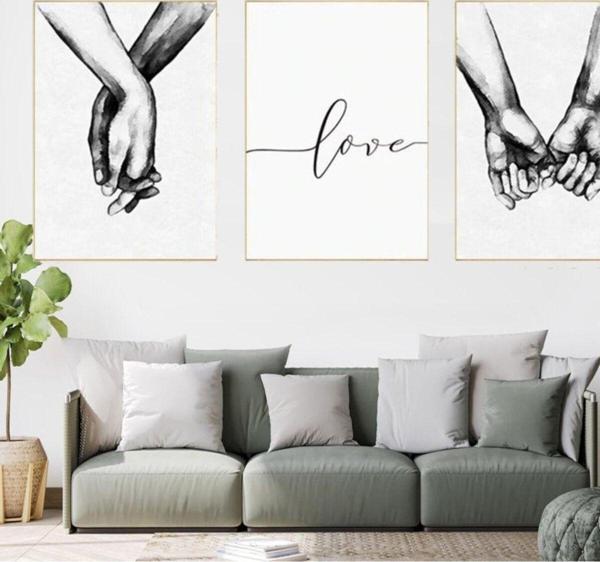 Gizem Shop Yatak Odaları Ve Salonlar Özel Tasarım Mdf Tablo Seti Mekanlarınıza Renk Katacak Özel Tasarım Lowe - Image 1