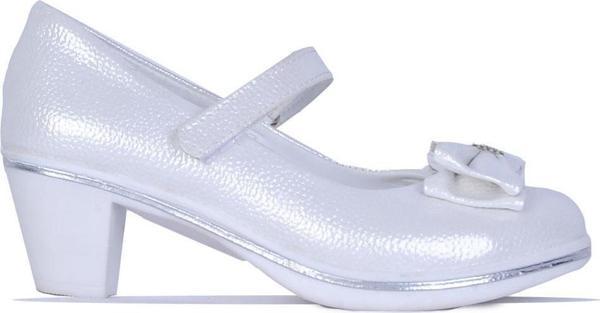 Alens Lunedi Krem Rugan 4Cm Topuklu Kız Çocuk Ayakkabı - Image 1