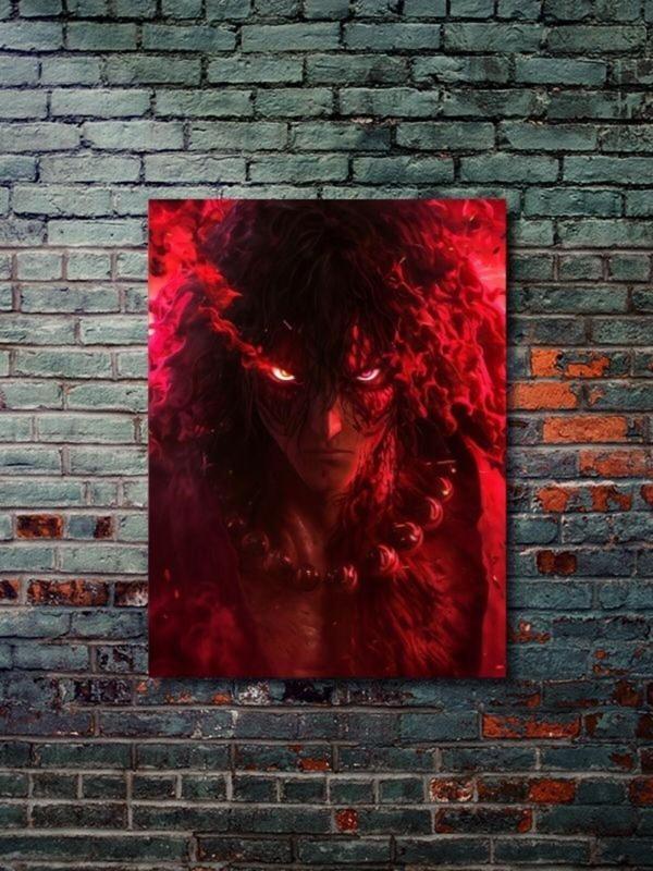 Znc Eren Jaegerr - Attack On Titan, Anime - Manga Serisi, Özel Tasarım Kağıt Poster, Duvar Sanatı - Image 1