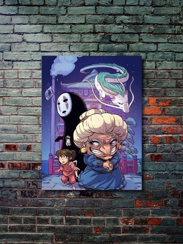 Znc Ruhların Kaçışı (Spirited Away) - Anime & Manga Posterleri, Özel Tasarım Kağıt Poster - Image 1