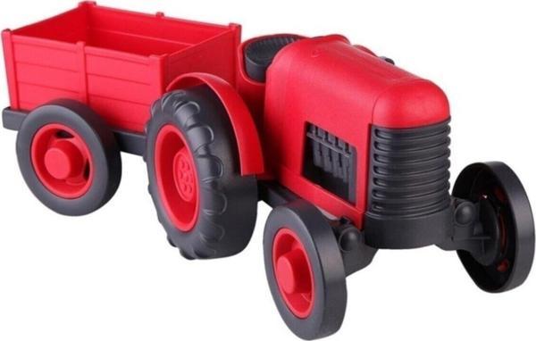 Römorklu Sürtmeli Traktör-kırmızı - Image 1