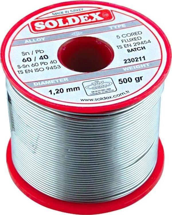 500 GR LEHİM 1.2 MM KALIN SOLDEX SN60 PB40-Findit - Image 1