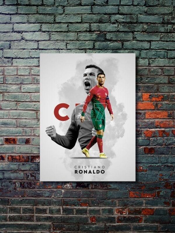 Znc Cristiano Ronaldo - Spor Posterleri, Takım Posterleri Özel Tasarım Kağıt Poster - Image 1
