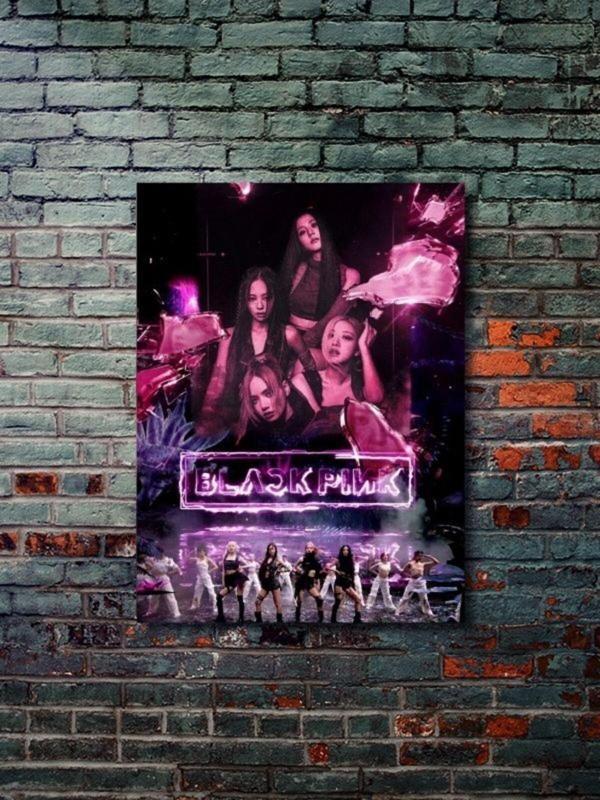 Znc Black Pink - Müzik & Grup Posterleri, Özel Tasarım Kağıt Poster, Duvar Sanatı - Image 1