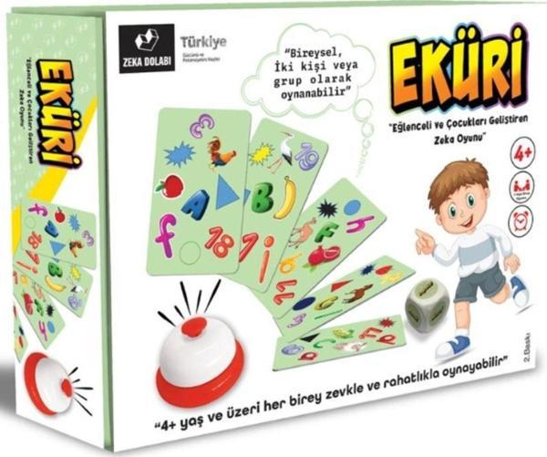 Zeka Dolabı Eküri ( Dikkat - Odaklanma - Hız - Görsel Algı - Zeka Oyunu - Aile Kutu Oyunu ) - Image 1