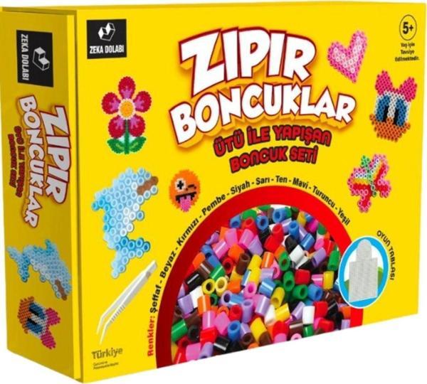 Zeka Dolabı Zıpır Boncuklar Ütü Ile Yapışan Boncuk Seti (Oyuncak, Aktivite, Etkinlik ) - Image 1