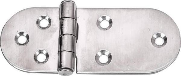 Lhr Paslanmaz Krom Oval Menteşe 38x94mm - Image 1