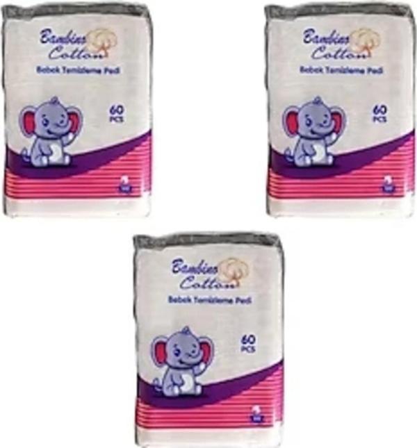 Bambino Bebe Altı Temizleme Pedi 90x110 cm 170 gr 60'lı 3 paket - Image 1