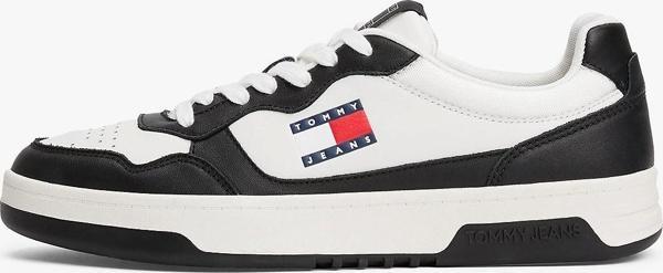 Tommy Hilfiger Erkek  Deri Siyah Sneaker - Image 1