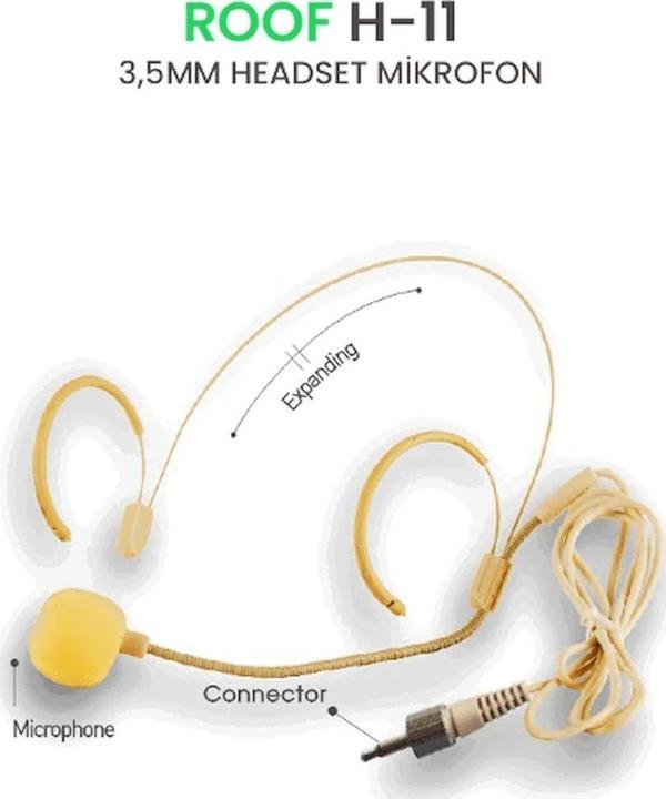 Roof H-11 HEADSET MİKROFON - Image 1