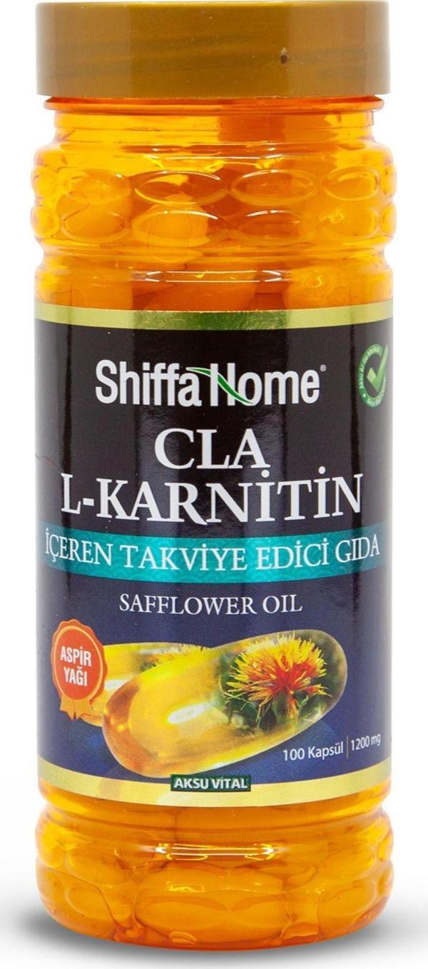 Shiffa Home Cla (Aspir Yağı) - L-Karnitin 1200 Mg 100 Softgel - Image 1