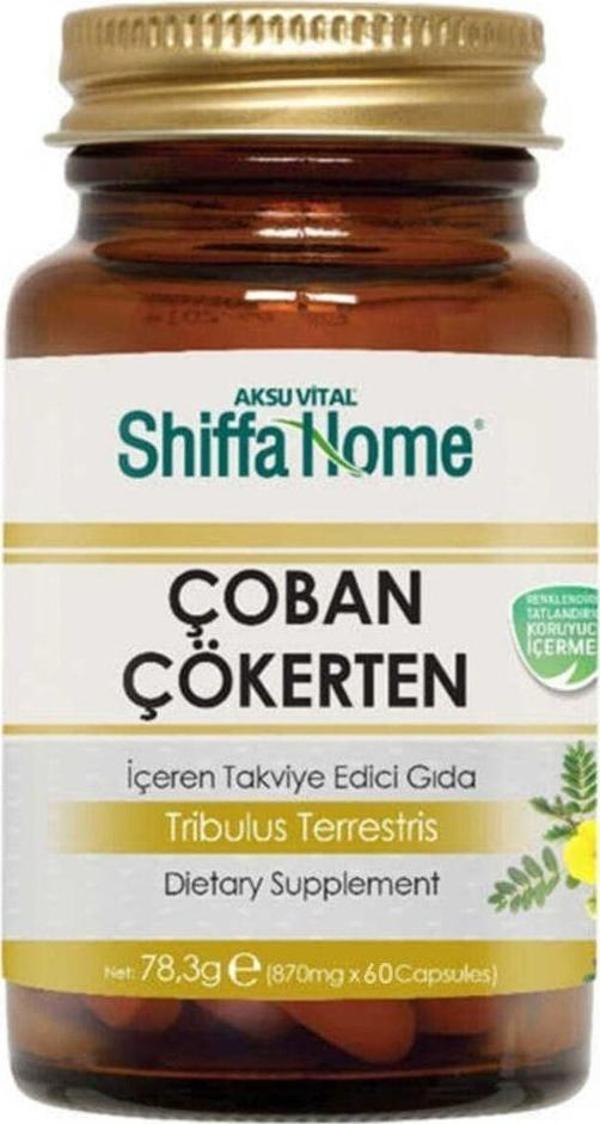 Shiffa Home Tribulus Terrestiris Çoban Çökerten 60 Kapsül - Image 1