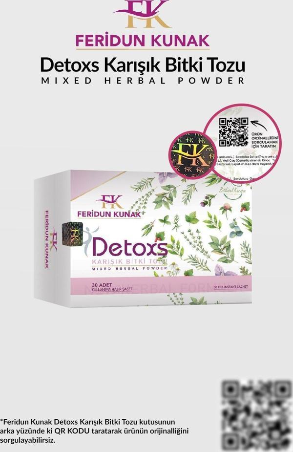 Feridun Kunak Karışık Bitki Detoxs Çayı 30 Adet - Image 1