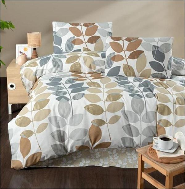 Schafer Home Leafty Çift Kişilik Nevresim Takımı-4 Parça	 - Image 1