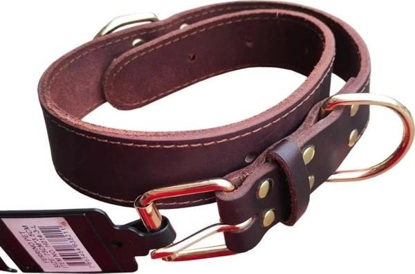 Haki Yumuşak Dokulu Büyük Irk Kolon Köpek Tasması Köpek Boyun Tasması - Image 1
