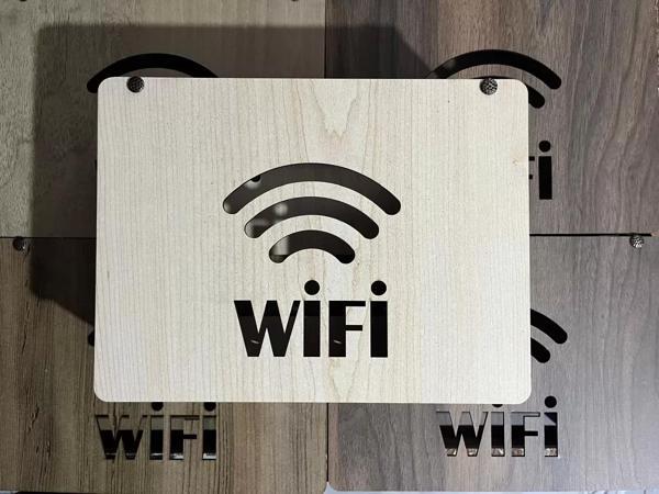 Modem Saklama Kutusu - 25x18x9 Cm Dekoratif Ahşap Modem Saklama Kutusu Modem Rafı gri - Image 1