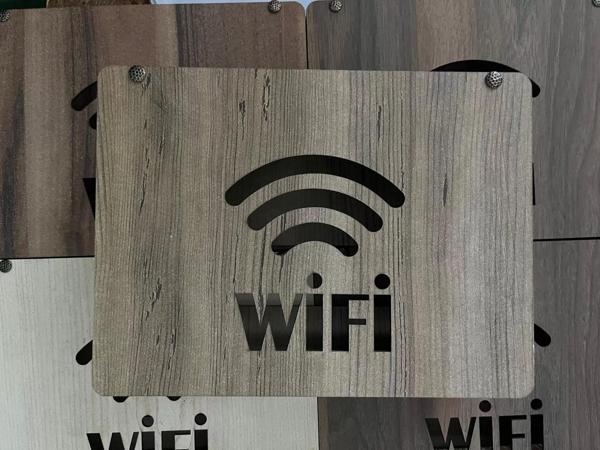 Modem Saklama Kutusu - 25x18x9 Cm Dekoratif Ahşap Modem Saklama Kutusu Modem Rafı meşe - Image 1