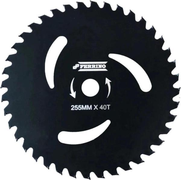 Ferrino Siyah Elmas Bıçak Daire Testere 255 mm x  40t - Image 1
