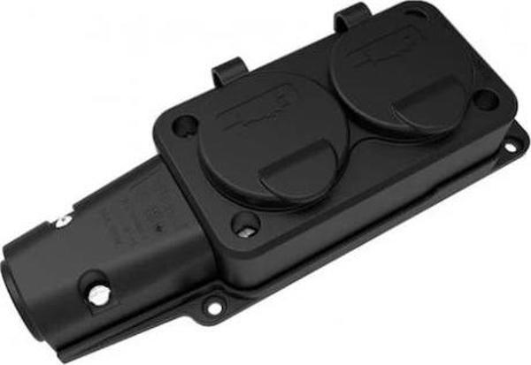 Bemis BK1-1402-3612 1x16A 2P+E 200 250V IP54 Monofaze Kauçuk İkili Grup Prizi - Image 1