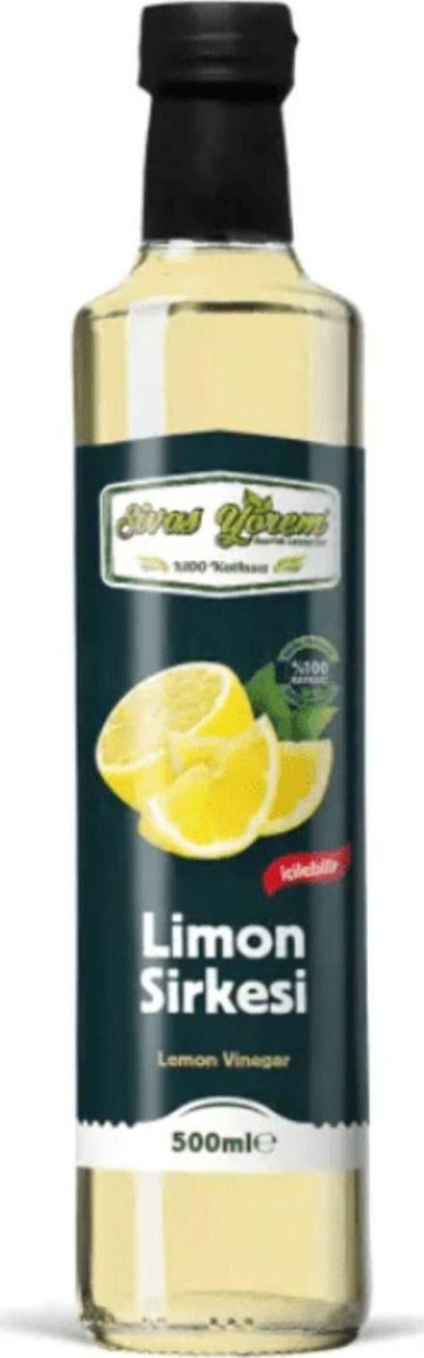 Türkiyem Organik Ürünler Limon Sirkesi 500 Ml - Image 1