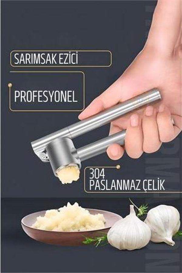 ModaCar Sarımsak Ezici 304 Paslanmaz Çelik - Image 1