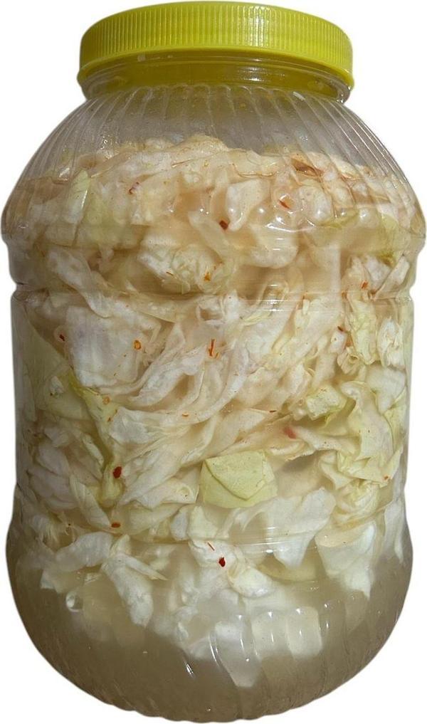 Türkiyem Organik Ürünler Ev Yapımı Beyaz Lahana Turşusu 3 Kg - Image 1
