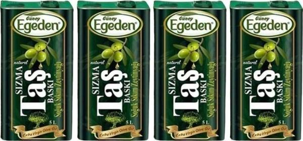 Türkiyem Organik Ürünler Egeden 20 Lt Natürel Sızma Taş Baskı Soğuk Sıkım Z.Yağı 03 Asit - Image 1