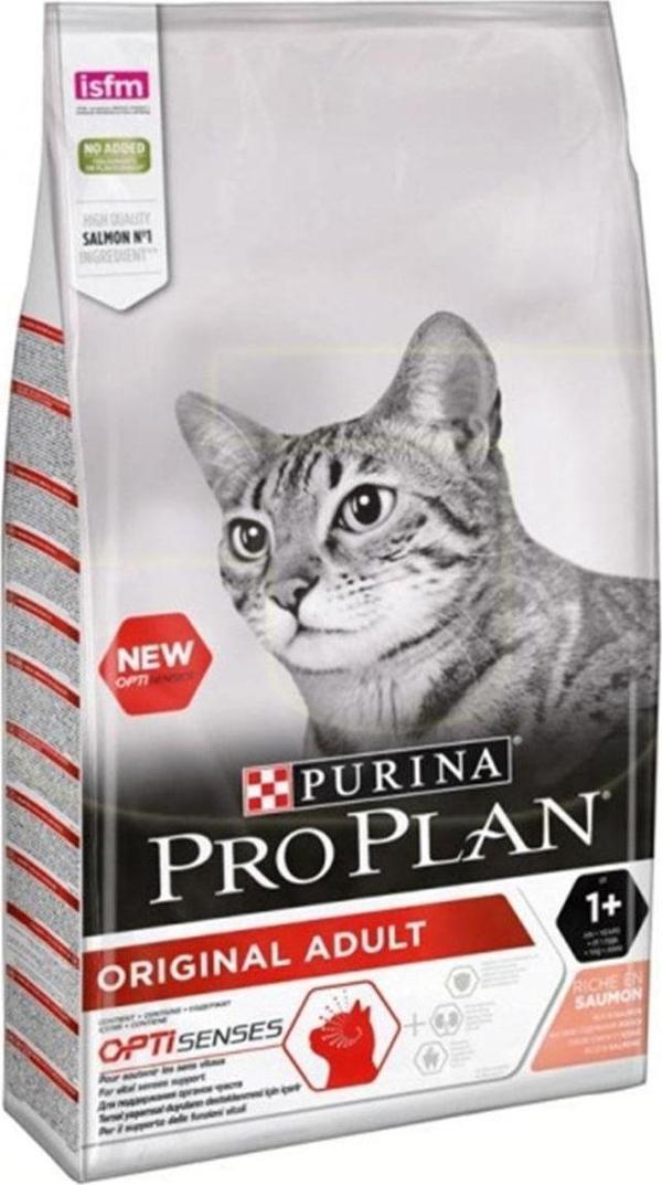 Pro Plan Adult Salmon Rice Somon Ve Pirinçli Yetişkin Kedi Maması 10 kg - Image 1