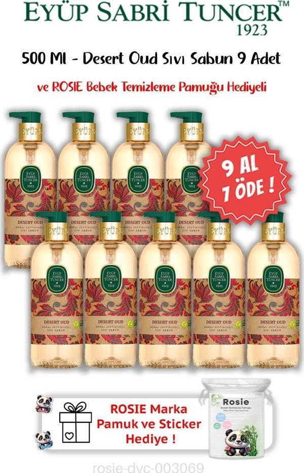 9 AL 7 ÖDE Desert Oud Sıvı Sabun 500 ML ve ROSIE Hediyeli - Image 1