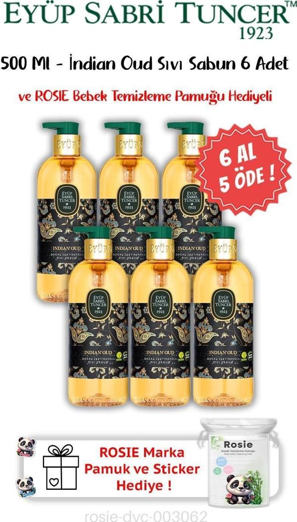 İndian Oud 500 ML 6 AL 5 ÖDE  Sıvı Sabun ve ROSIE Hediyeli - Image 1
