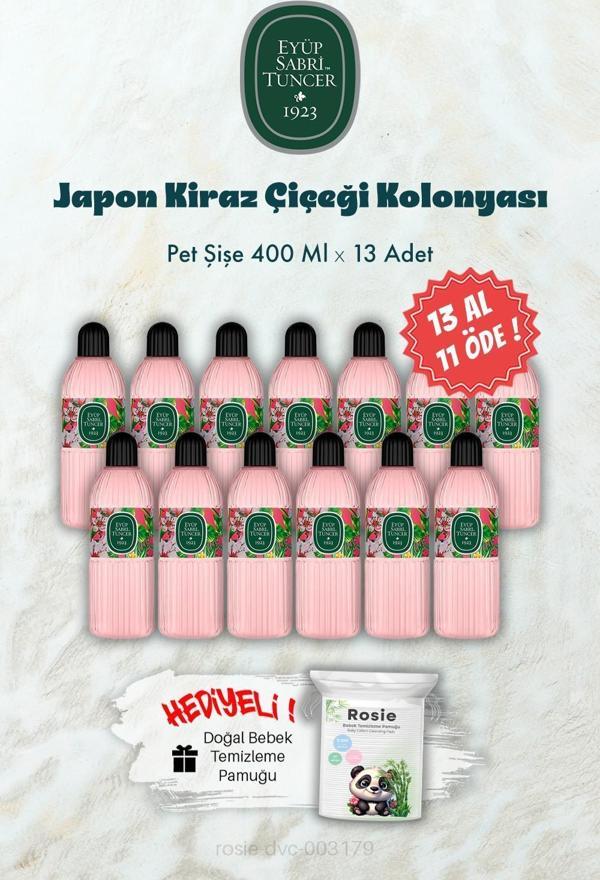 400 ML 13 AL 11 ÖDE Pet Şişe Japon Kiraz Çiçeği Kolonyası ve ROSIE Hediye - Image 1