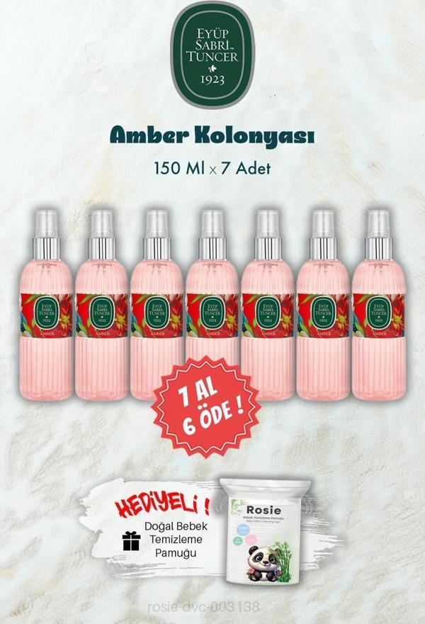 Amber Kolonyası 150 ML 7 AL 6 ÖDE ve ROSIE Hediye - Image 1