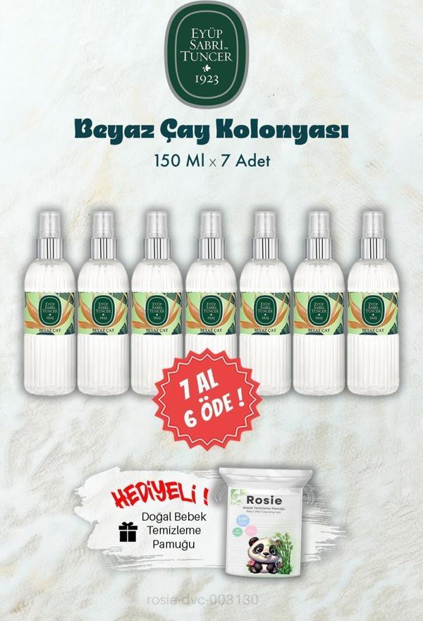 Beyaz Çay Kolonyası 150 ML 7 AL 6 ÖDE ve ROSIE Hediye - Image 1
