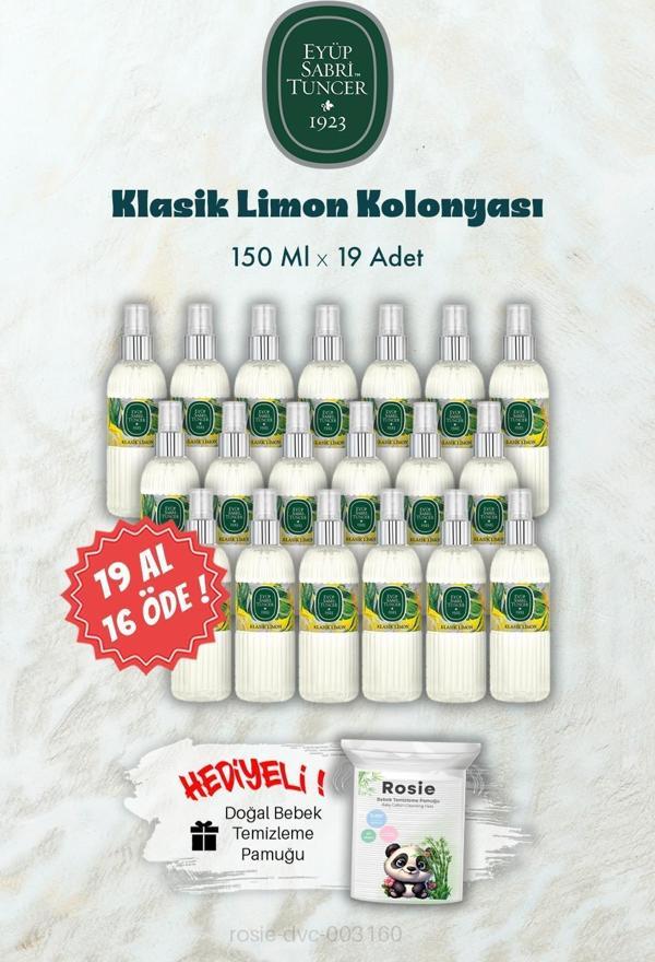 Klasik Limon Kolonyası 19 AL 16 ÖDE 150 ML ve ROSIE Hediye - Image 1