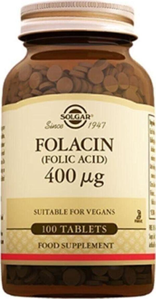 Folıc Acıd 400 Mcg 100 Tablet - Image 1