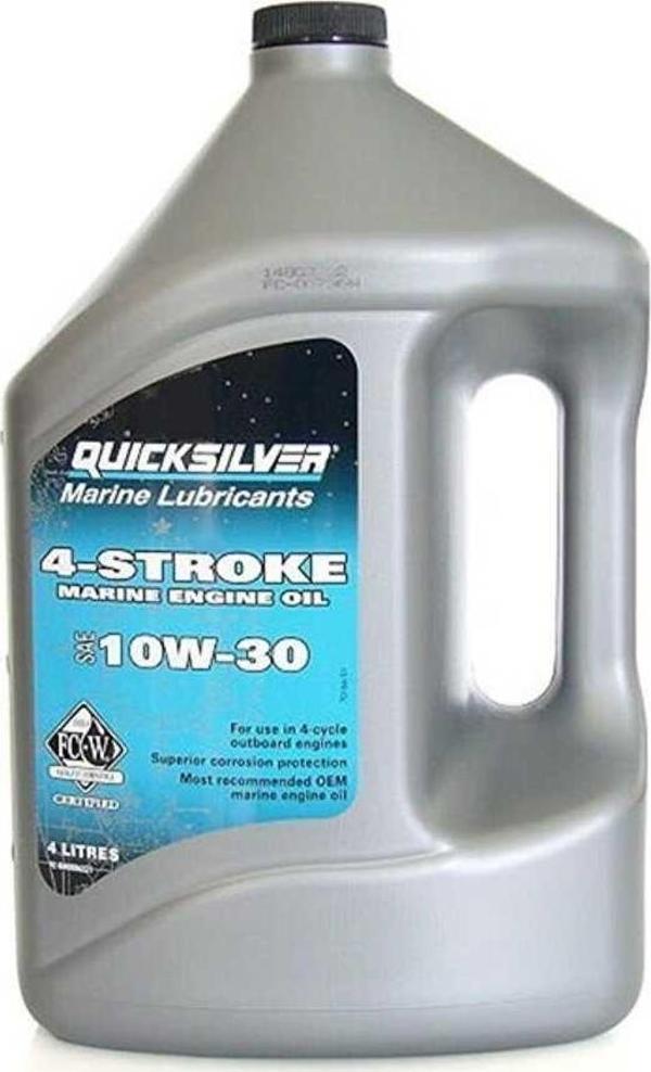 Quicksilver 10W-30 4 Zamanlı Deniz Motoru Yağı 4 Litre - Image 1