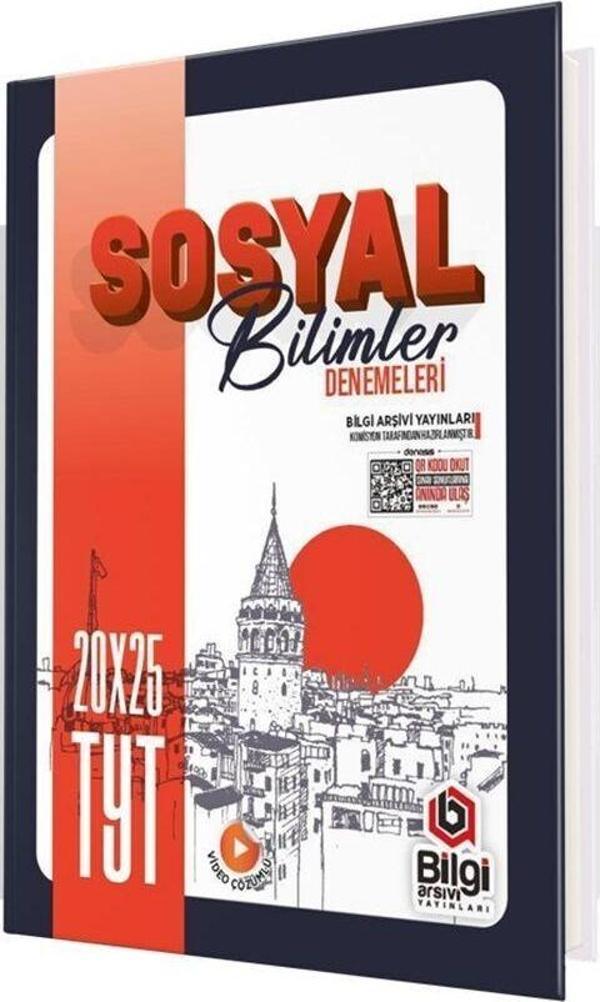 TYT Sosyal Bilimler 20 x 25 Denemeleri Bilgi Arşivi - Bilgi Sarmal Yayınları - Image 1