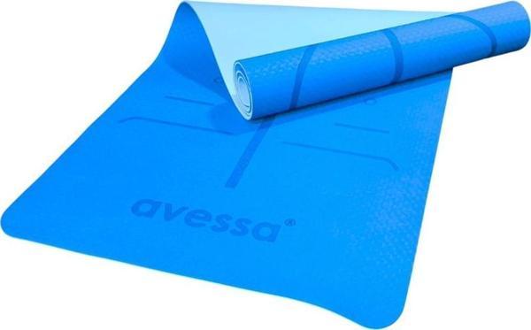 Avessa Tpe-20 Çift Renk Tpe Pilates Minderi Mavi - Image 1