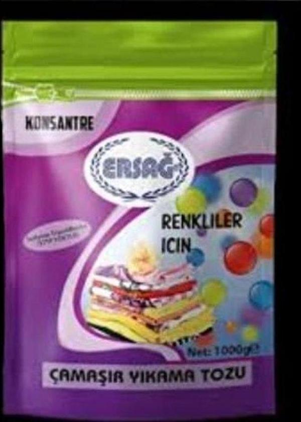 Ersağ RENKLİLER İÇİN ÇAMAŞIR YIKAMA TOZU 1000 GR - Image 1
