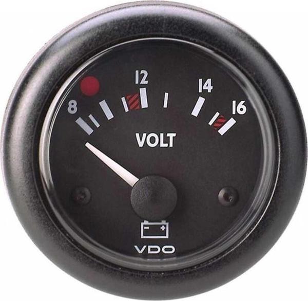 VDO Voltmetre 8-16V - Image 1