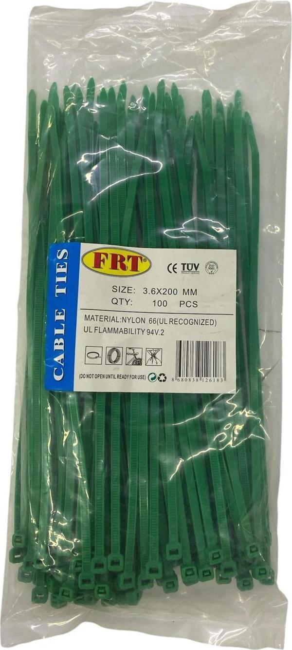 Ennalbur FRT Yeşil 3,6X200 Kablo Bağı - Image 1