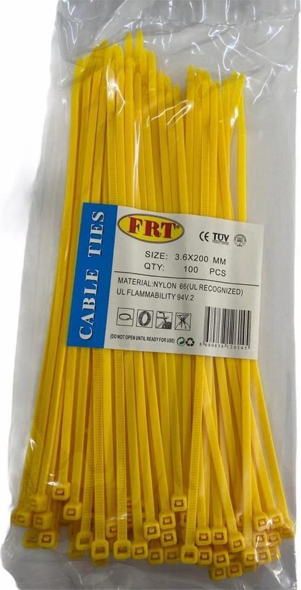 FRT Sarı 3,6X200 Kablo Bağı - Image 1