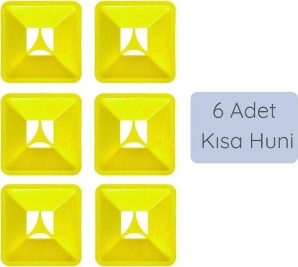 Antrenman Çanağı 6'lı Idman Çanağı Sarı - Image 1