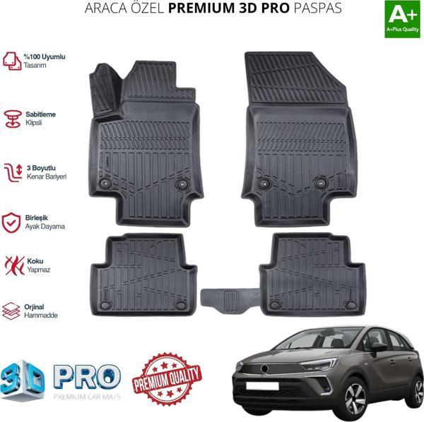 OPEL CROSSLAND ARACA ÖZEL 3D PASPAS 2020 2021 2022 2023 2024 - Image 1