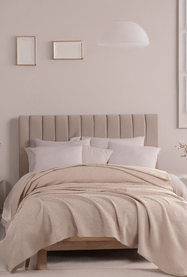Ecocel Pike Örtü Battal 220x230cm Karde Koyu Bej - Image 1