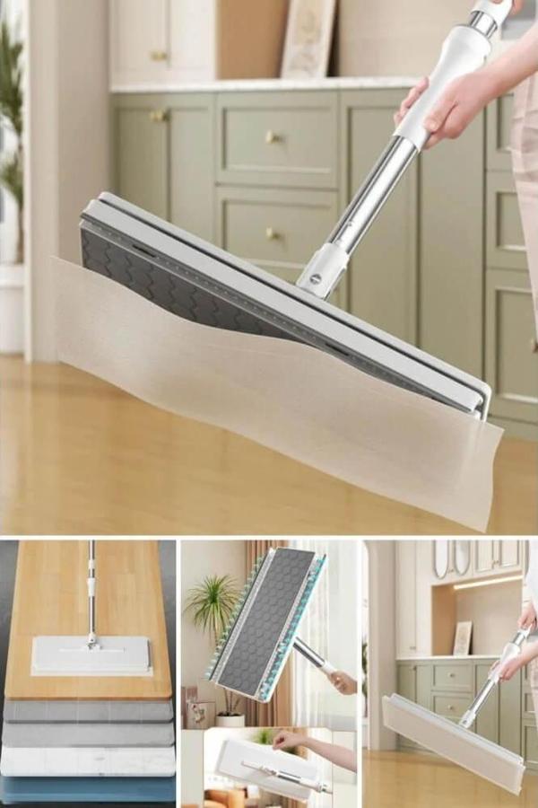 Piev Yeni Nesil Akıllı Mop Paleti Temizlik Seti 8 Bez Hediyeli - Image 1